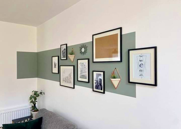 trang trí tường bằng tranh